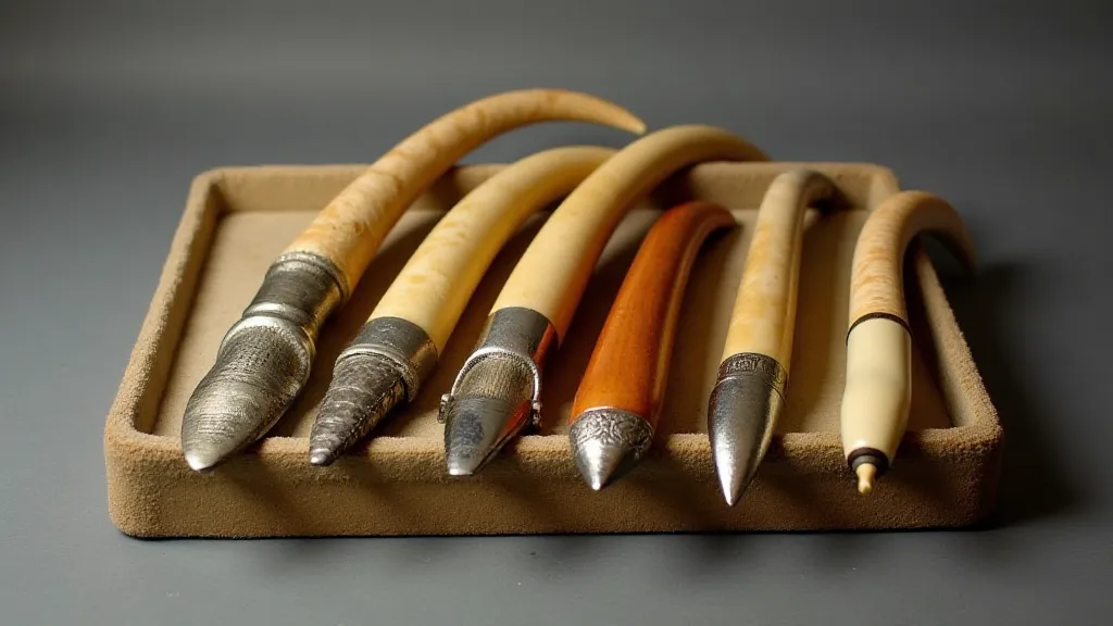 Collection of vintage shoehorns