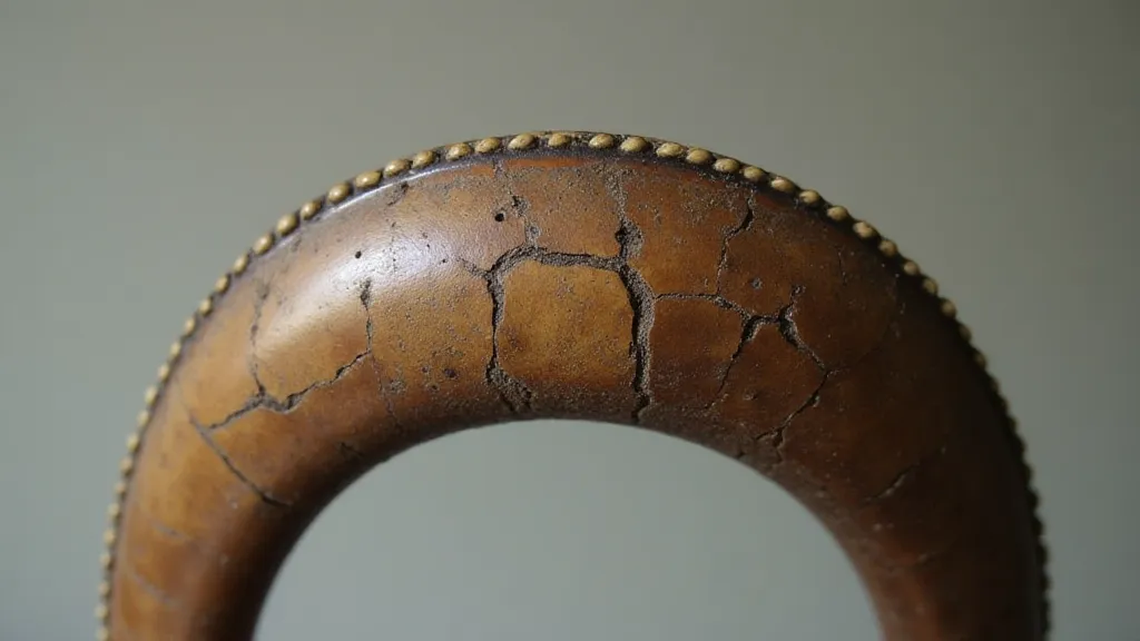 Vintage shoehorn showing signs of wear